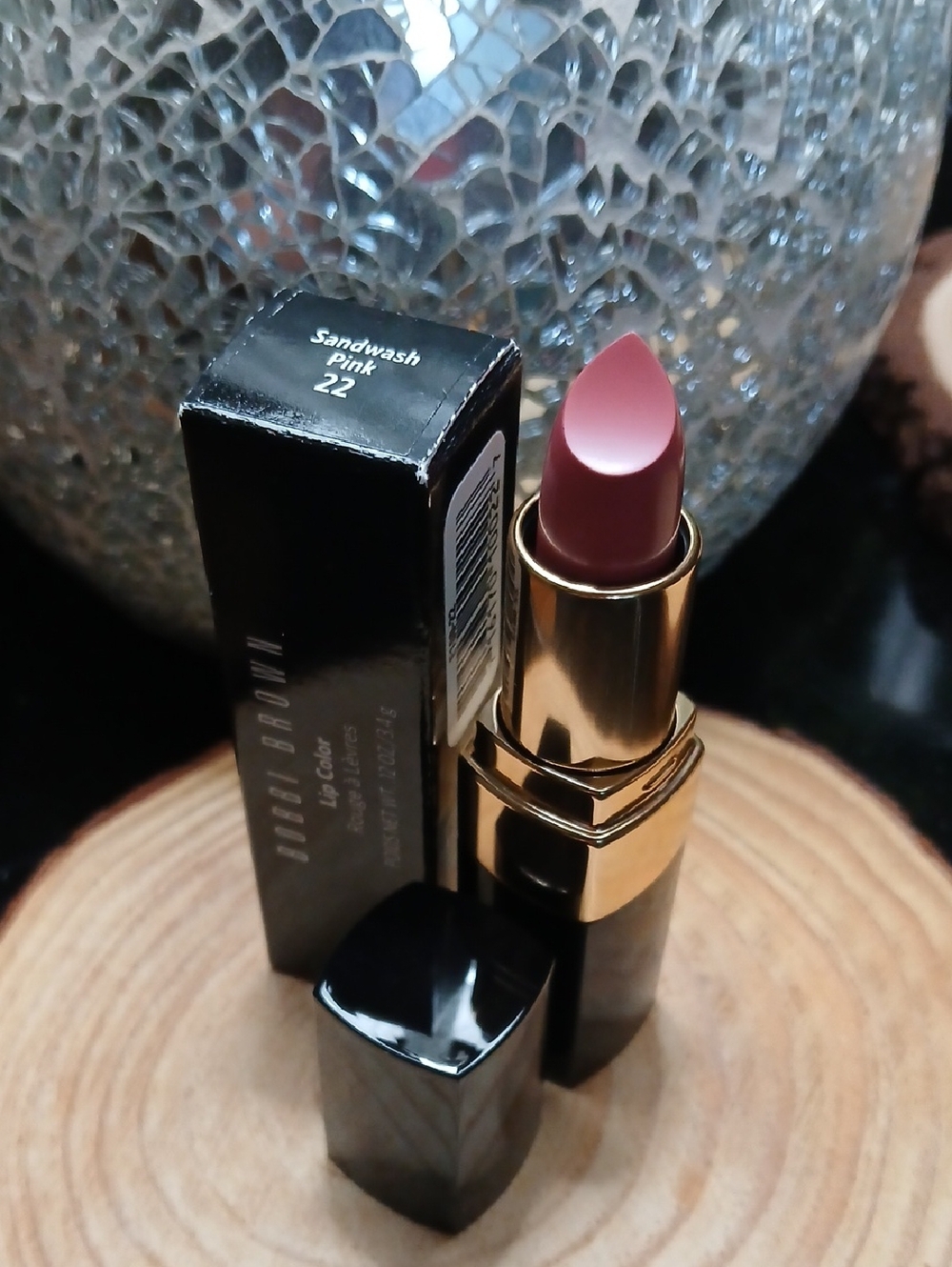 Bobbi Brown Sandwash Pink 22 Lipstick - Muted Rose Pink